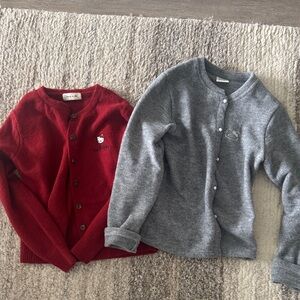 Red & Grey Hello Kitty Cardigan Duo